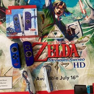 Nintendo Switch Legend of Zelda Skyward Sword Collectible Joycon Controllers 🗡️